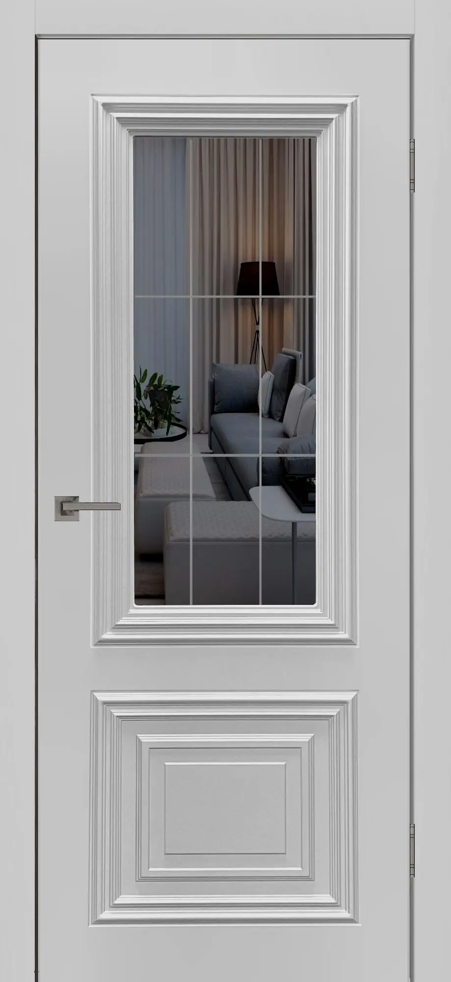 Межкомнатная дверь YD Турин ПО эмаль грей лайт