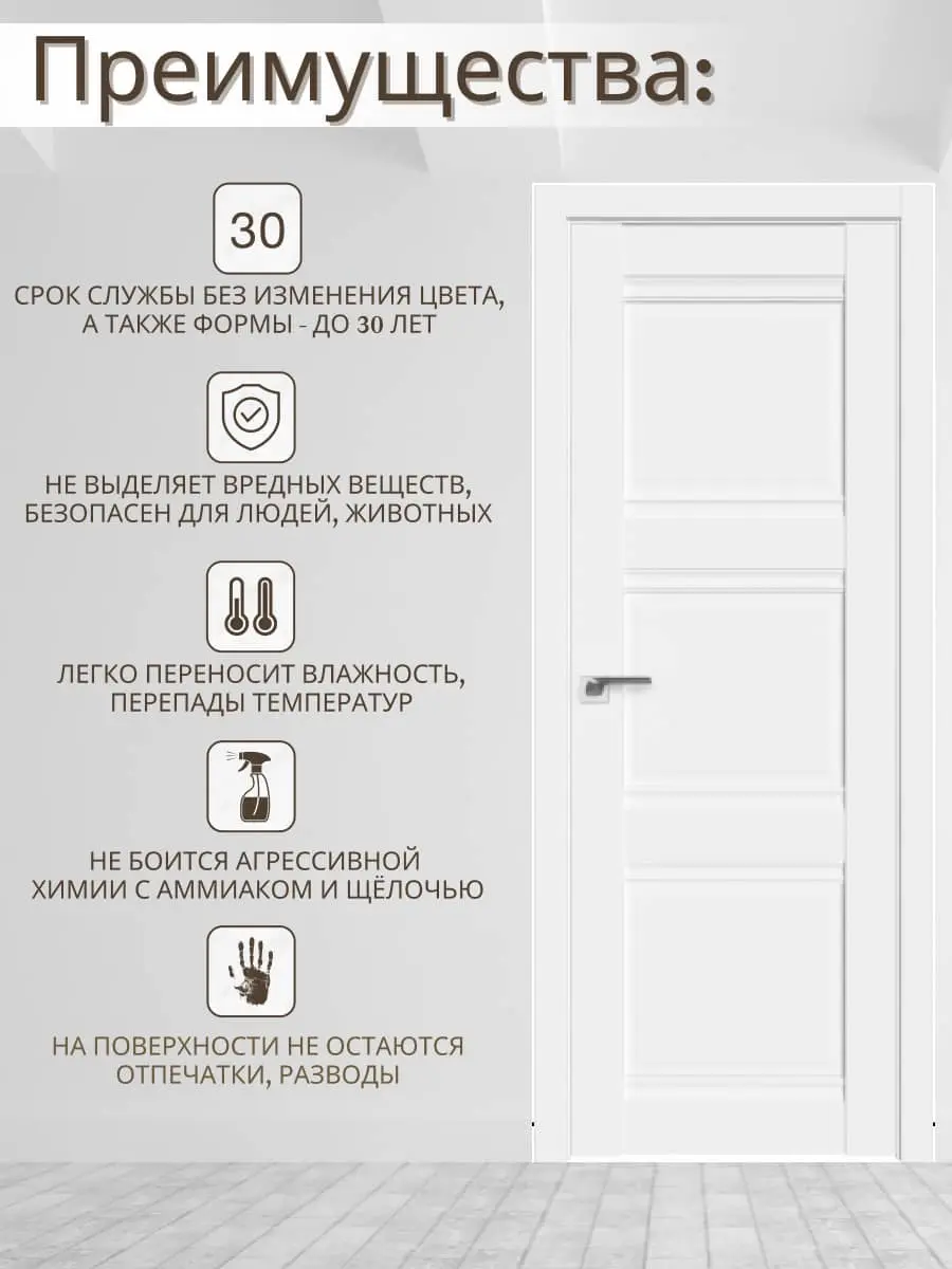 Межкомнатная дверь ALTO 3P Эмалит