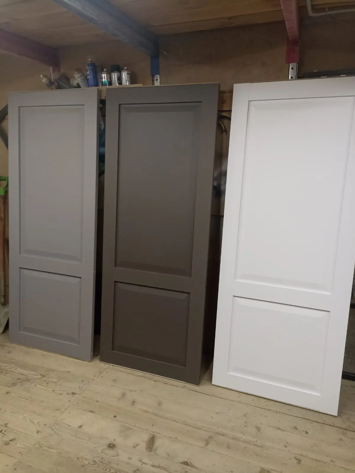 Межкомнатная дверь Uberture Неоклассика 82002 ПДГ Лофт темный Темно-серый