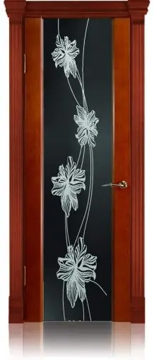 Межкомнатная дверь Палермо 3 "Нежность", шпон шпон: анегри тон 3 Темный Анегри