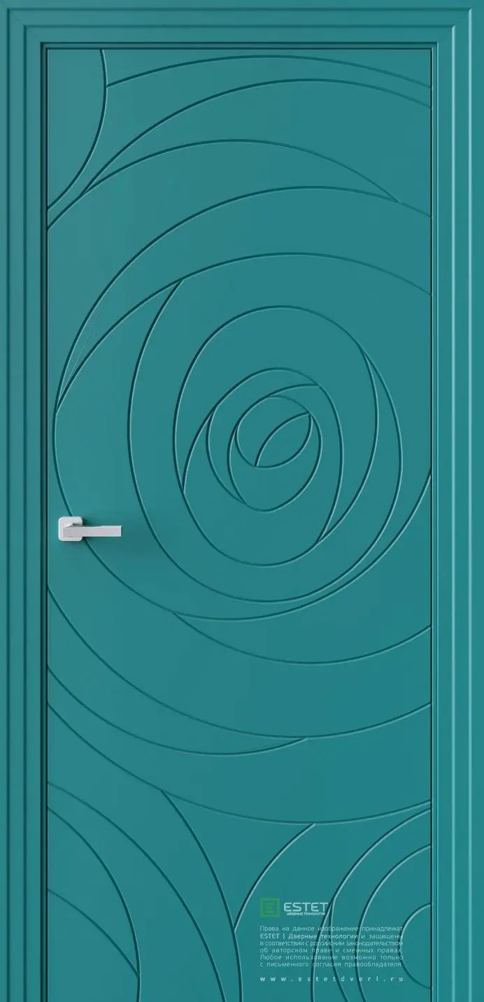 Межкомнатная дверь P7 RAL5021