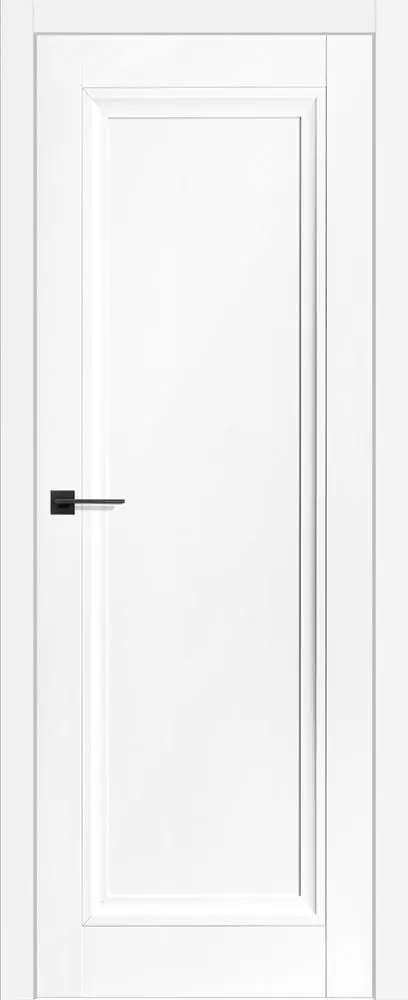 Межкомнатная дверь Дверная линия Орион ДГ белый бархат Белый