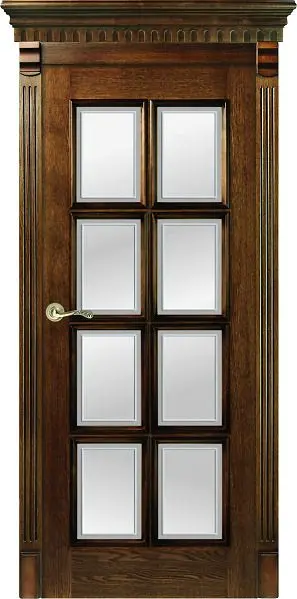 Межкомнатная дверь Мадрид 2 ПО дуб коньяк Дуб коньяк