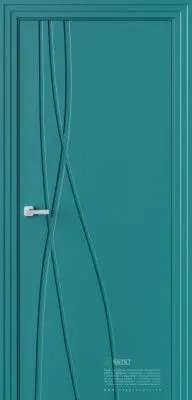 Межкомнатная дверь P17 RAL5021 Синий