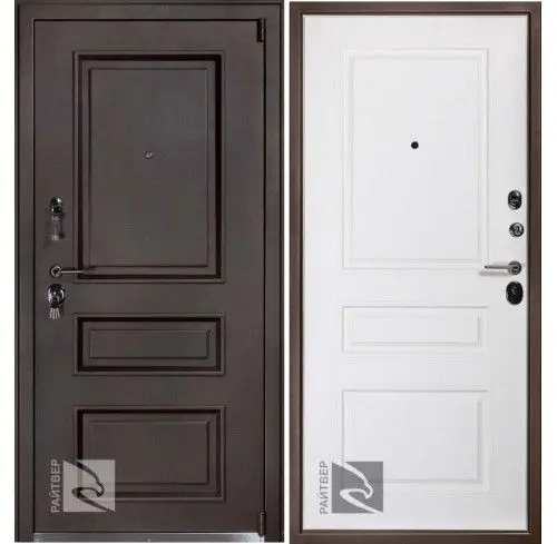 Входная дверь с терморазрывом Райтвер Прадо Муар Шоко ТЕРМОРАЗРЫВ