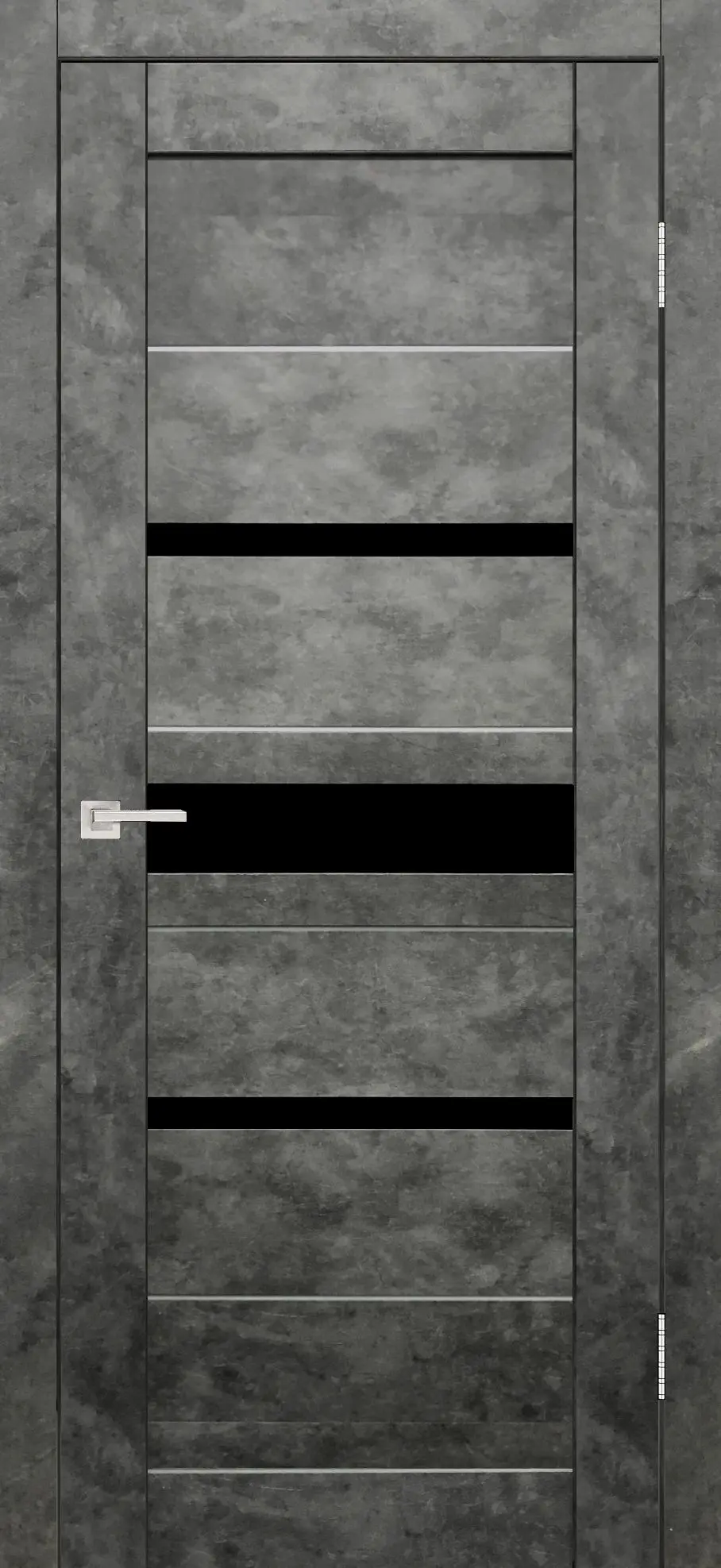 Межкомнатная дверь YD Джаз лофт Бетон графит Серый