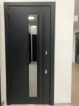 Входная дверь уличная с терморазрывом Гранит Ратекс Стеклопакет