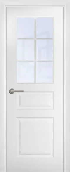 Межкомнатная дверь Прованс Турин-6 ДО эмаль белая