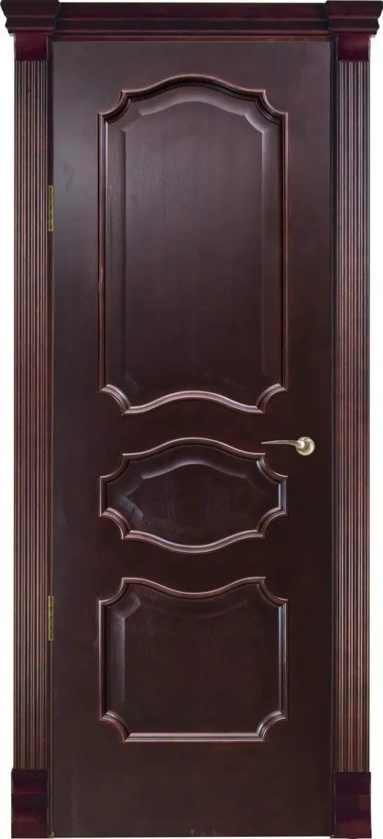 Межкомнатная дверь Аликанте ПГ, шпон: красное дерево Красное дерево