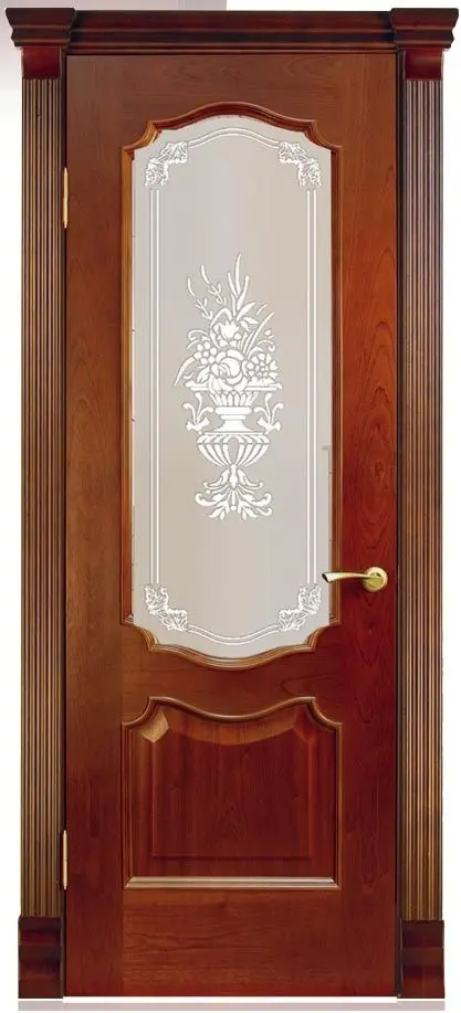 Межкомнатная дверь Анкона "Ирис бронза", шпон: красное дерево Красное дерево