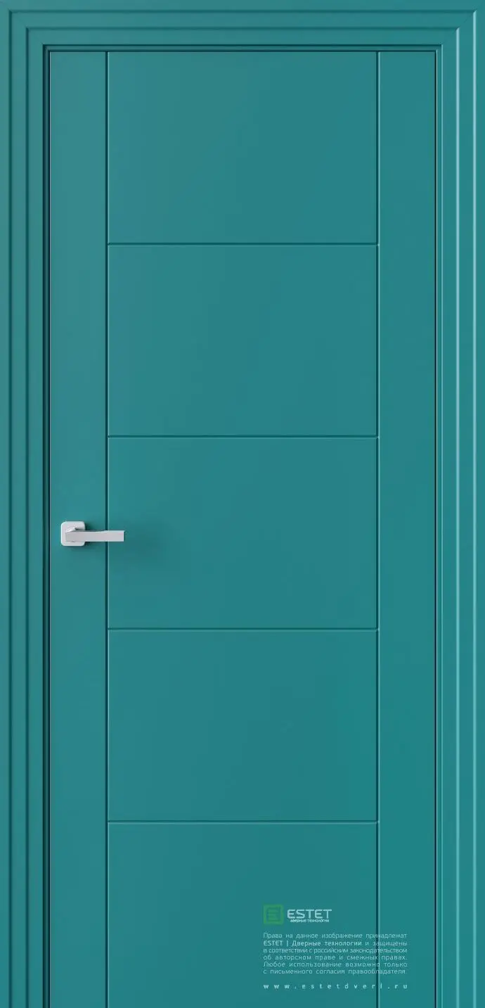 Межкомнатная дверь P3 RAL5021 Синий