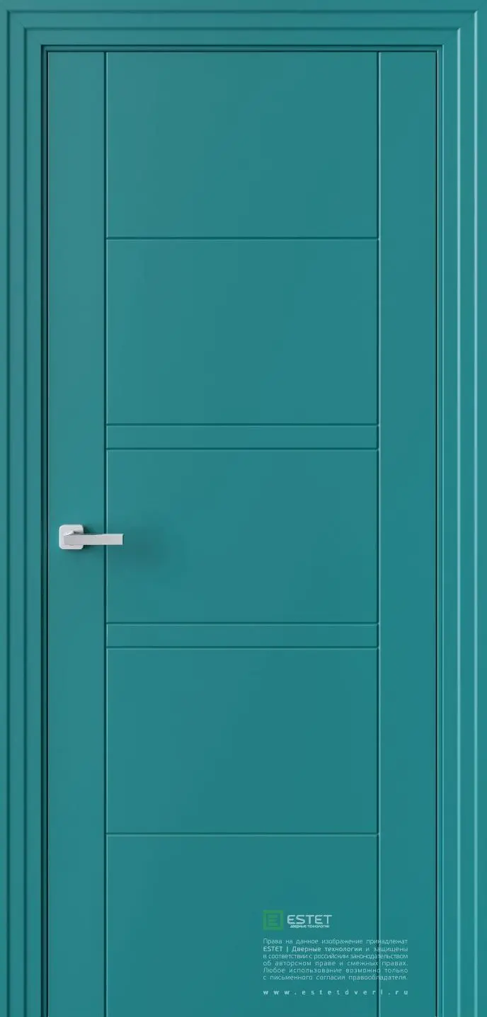 Межкомнатная дверь P10 RAL5021 Синий