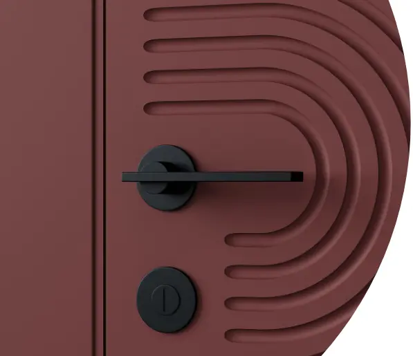 Межкомнатная дверь Entro Unico 7 Красный