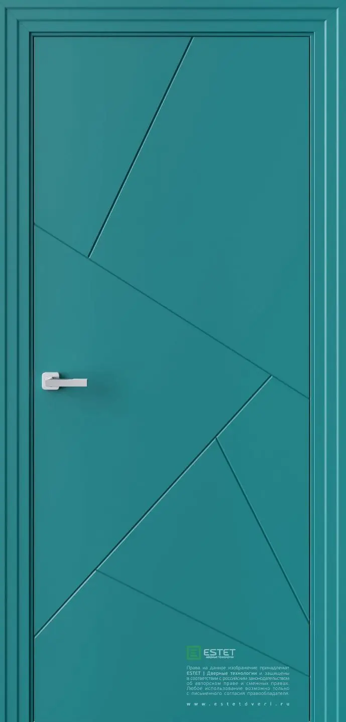 Межкомнатная дверь P18 RAL5021 Синий