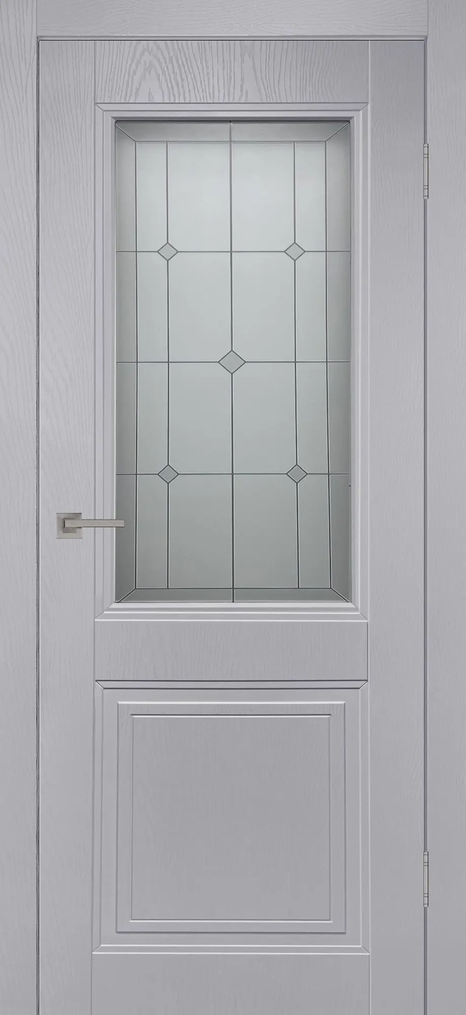 Межкомнатная дверь YD Берген ПО эмаль текстурная серая