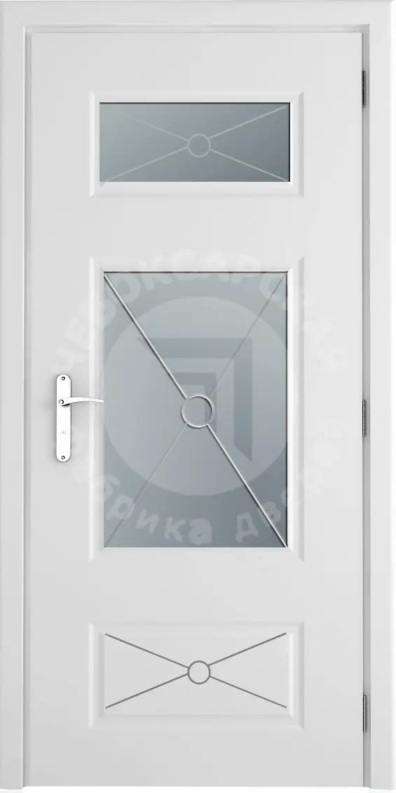 Межкомнатная дверь ЧФД Эмма 150 ПО гравировка