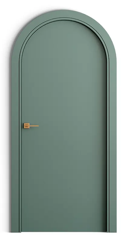 Межкомнатная дверь Color Арочная дверь Мона Зеленый