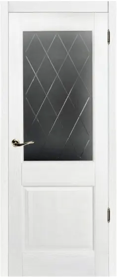 Межкомнатная дверь Элегия ПО белый браш сосна