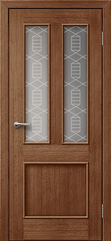 Межкомнатная дверь Модерн-6 ПО Маккоре Красное дерево