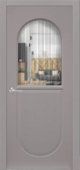 Межкомнатная дверь Мэрил 2 ДВО рифленое Флутс