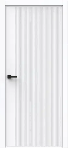 Межкомнатная дверь Нева QMS 16 Велюр белый Белый