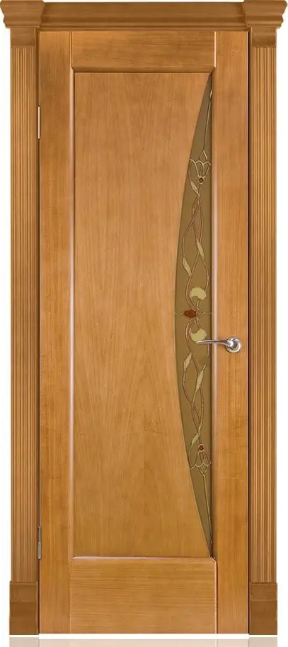 Межкомнатная дверь Реджина "Клео-2", шпон: анегри тон 3 Светлый Анегри