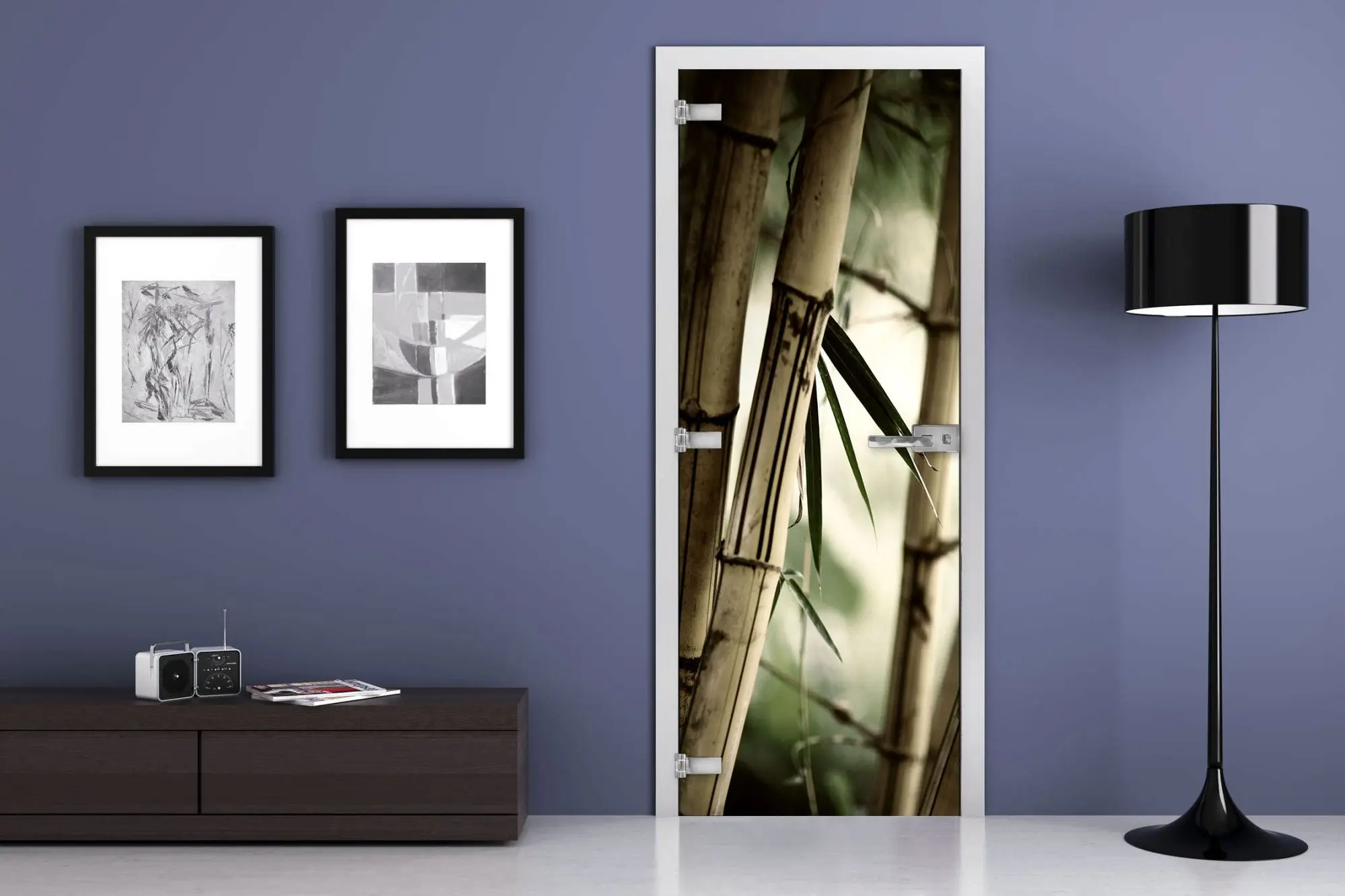 Дверь стеклянная MG-Forest 19