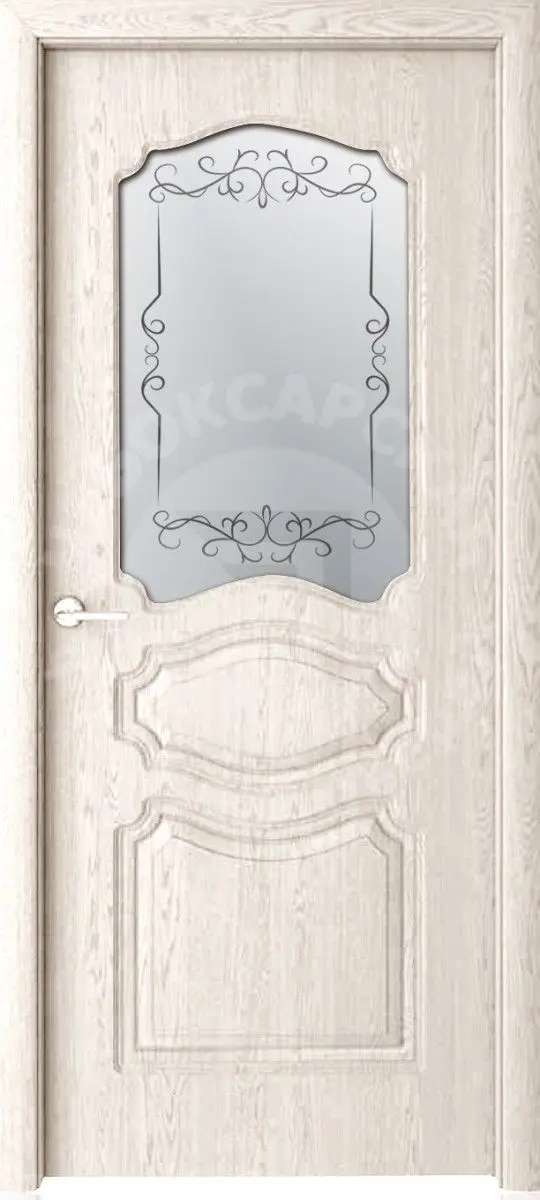 Межкомнатная дверь ЧФД CLASSIK Виктория ПВО гравировка