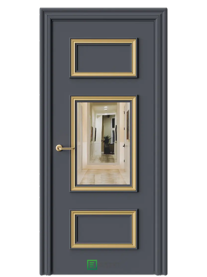Межкомнатная дверь Era-8 Оушен багет золото Графит