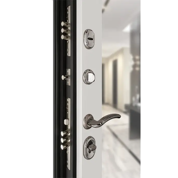 Входная дверь с зеркалом и шумоизоляцией Гранит М8 Комфорт