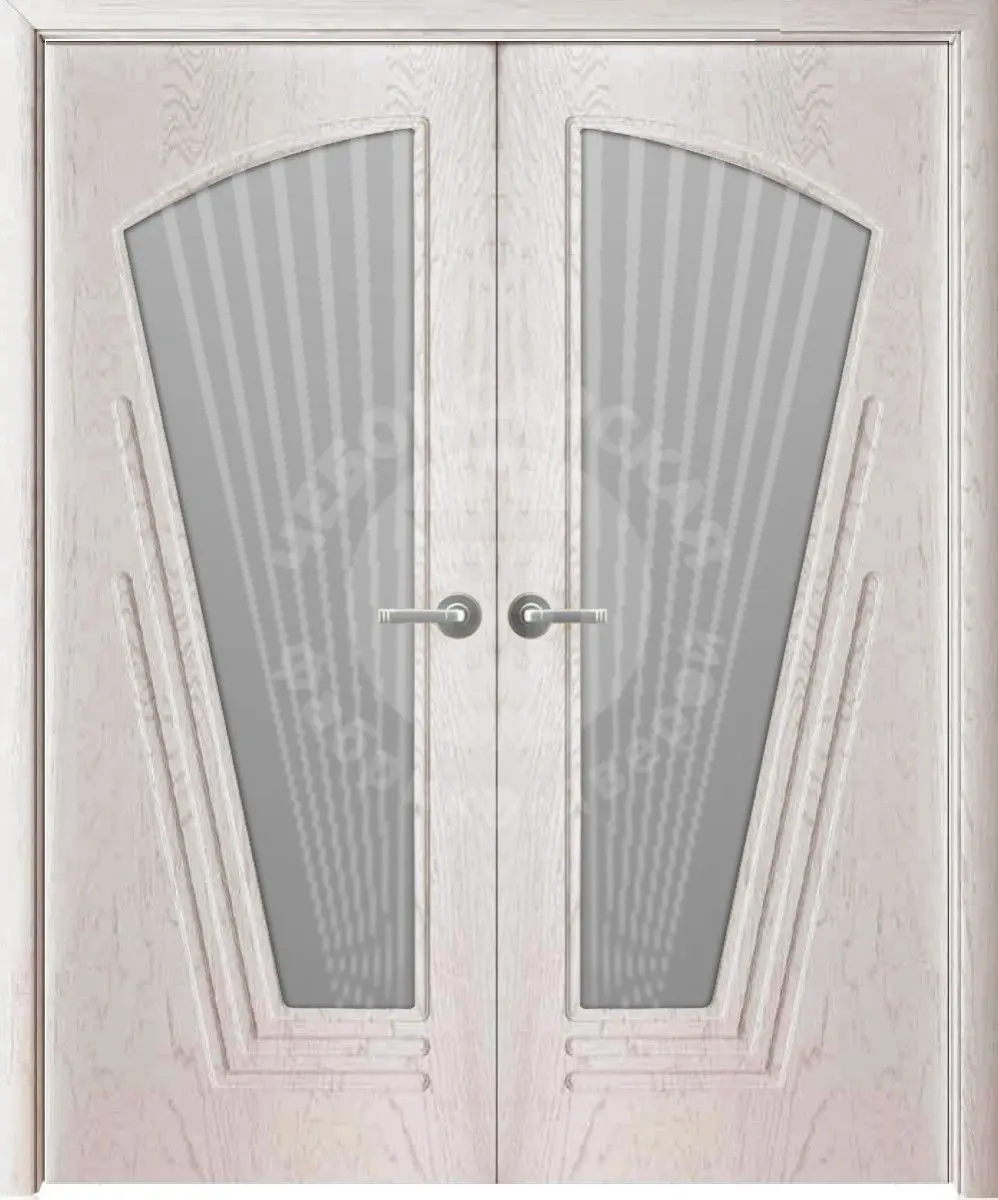 Межкомнатная дверь ЧФД Парус двойная Светлый