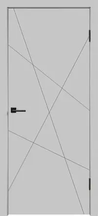 Межкомнатная дверь SCANDI S Эмаль светло-серая