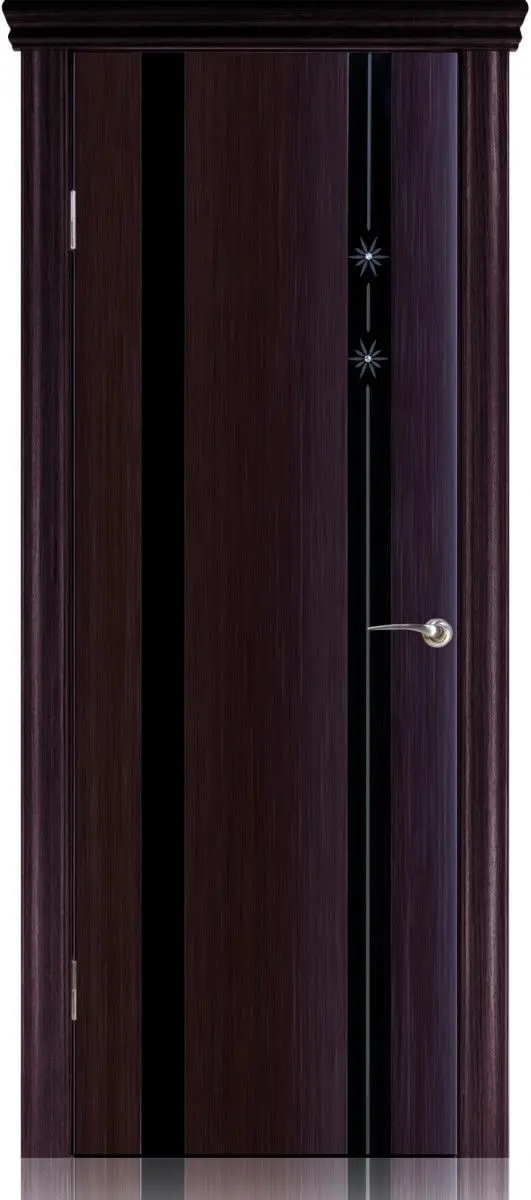 Межкомнатная дверь Соренто-2 "Искра", шпон: венге Венге