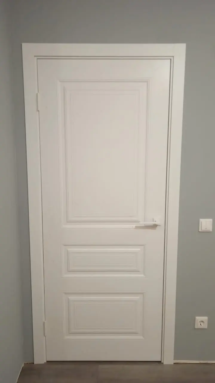 Межкомнатная дверь Turen Becker С-3 ПГ Сноу эмаль