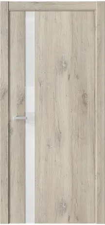 Межкомнатная дверь Нева Экзотика 10Е ABS белая, дуб Мехико Амбарный дуб Лакобель Аляска