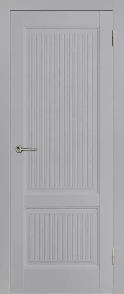 Межкомнатная дверь ДС Арфа ПГ Серый софт тач Светло-серый
