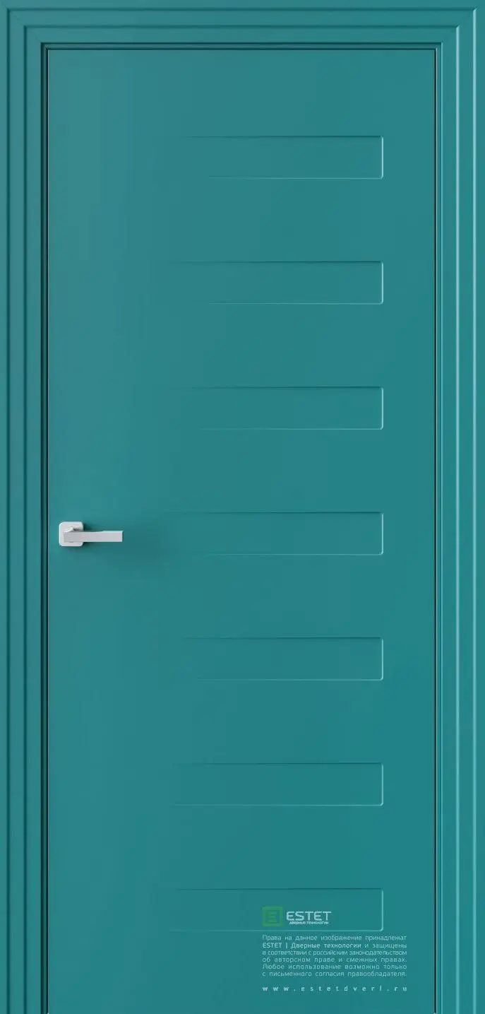 Межкомнатная дверь P20 RAL5021 Синий