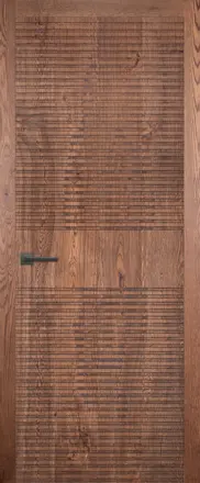 Дверь из массива дуба Легно-9 Мореный дуб