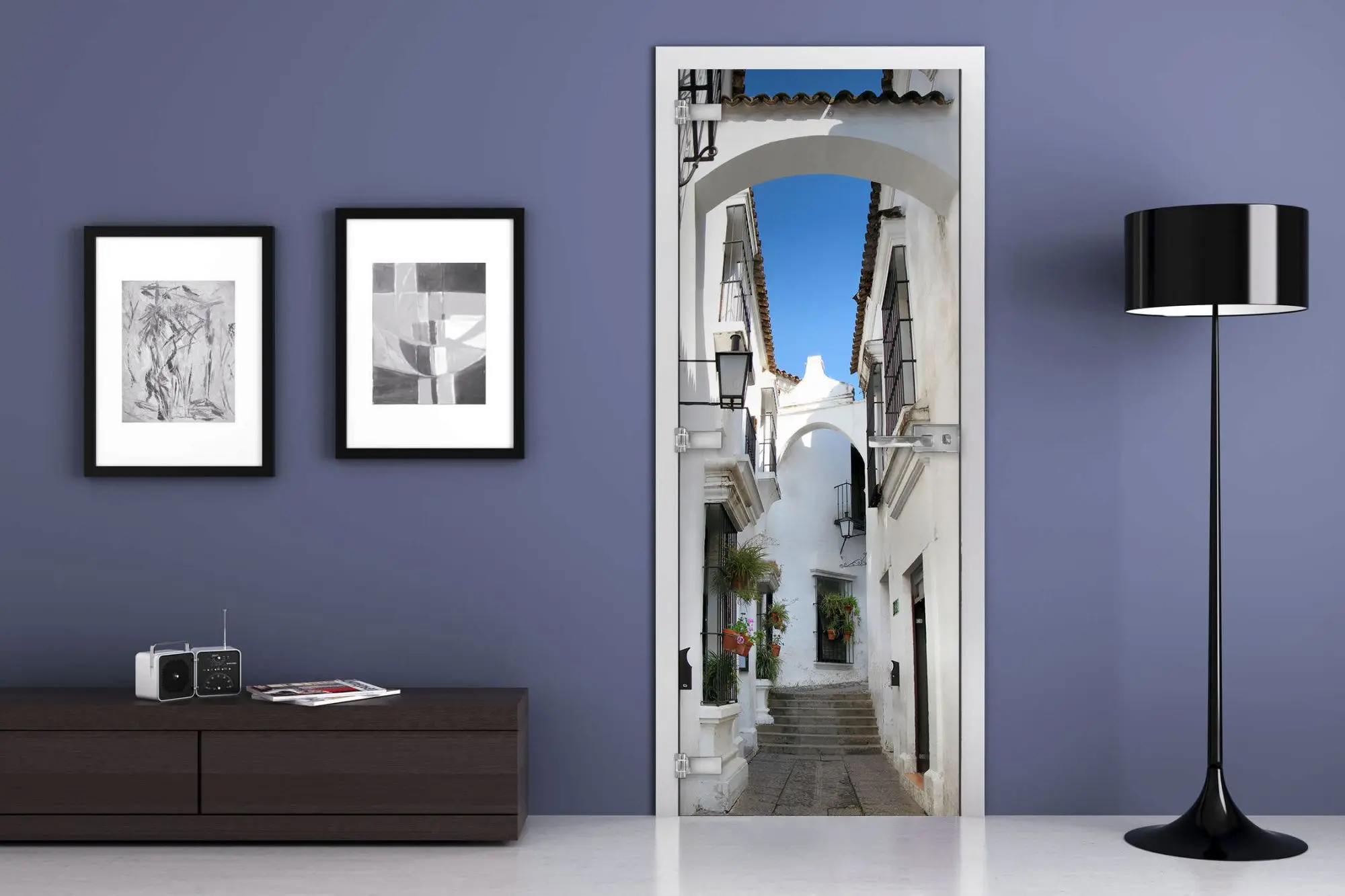 Дверь стеклянная MG-City 1