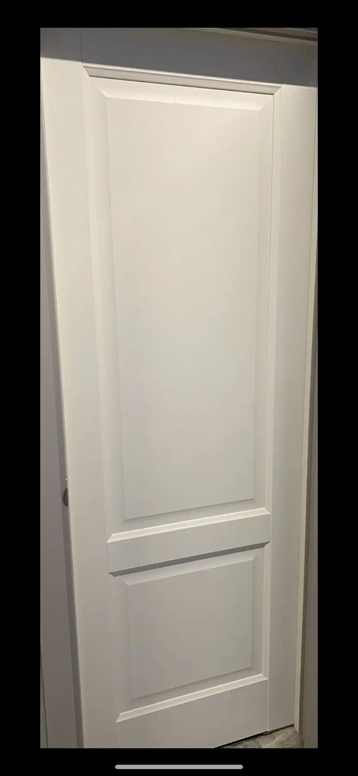 Межкомнатная дверь Неоклассик-32 ПГ Эмалит White Matt