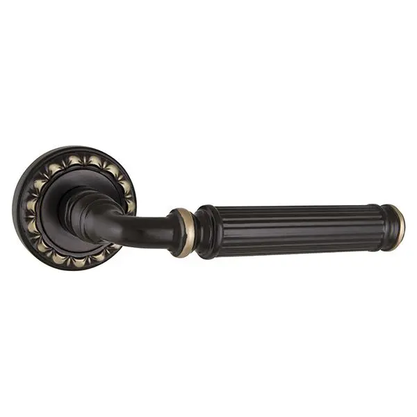 Дверная ручка раздельная PUNTO BELLAGIO MT OBL-20 античный черный