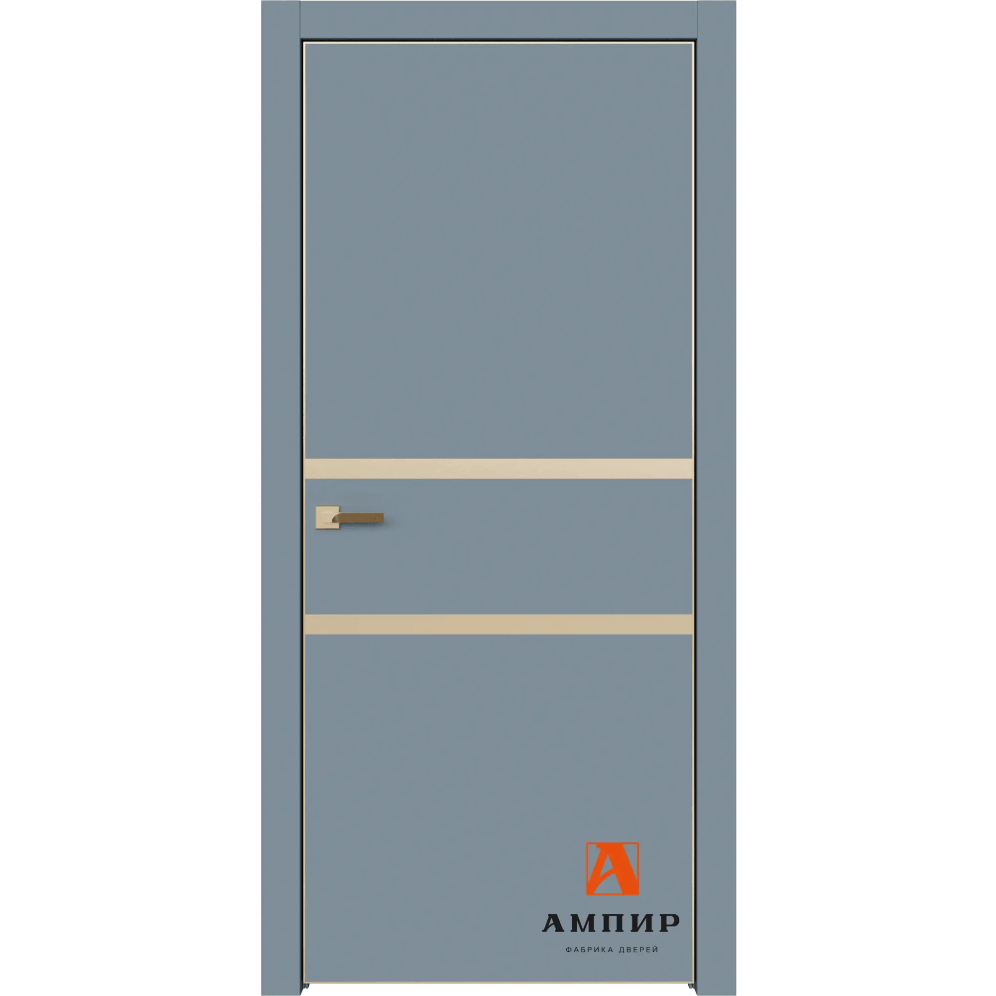 Межкомнатная дверь Ампир Elegance-wide 2 ПГ AL Серый