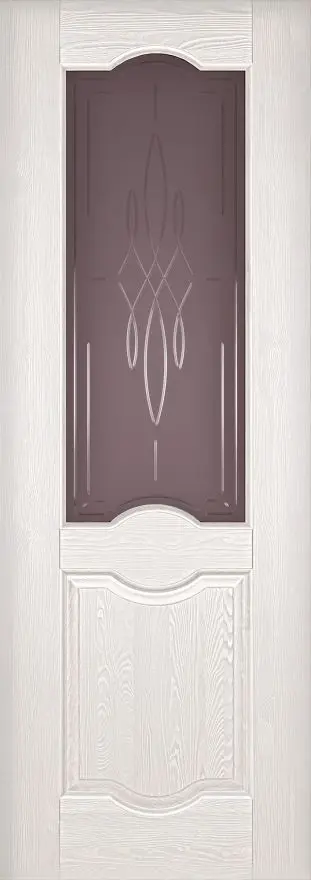 Межкомнатная дверь Феррара ПО слоновая кость браш