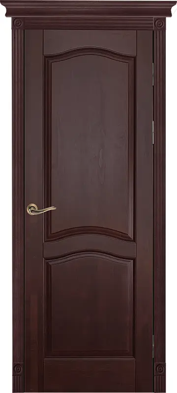 Межкомнатная дверь Лео ПГ махагон ольха
