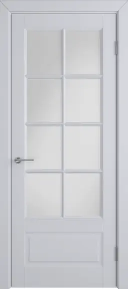 Межкомнатная дверь VFD Glanta Ett ПО эмаль светло-серая