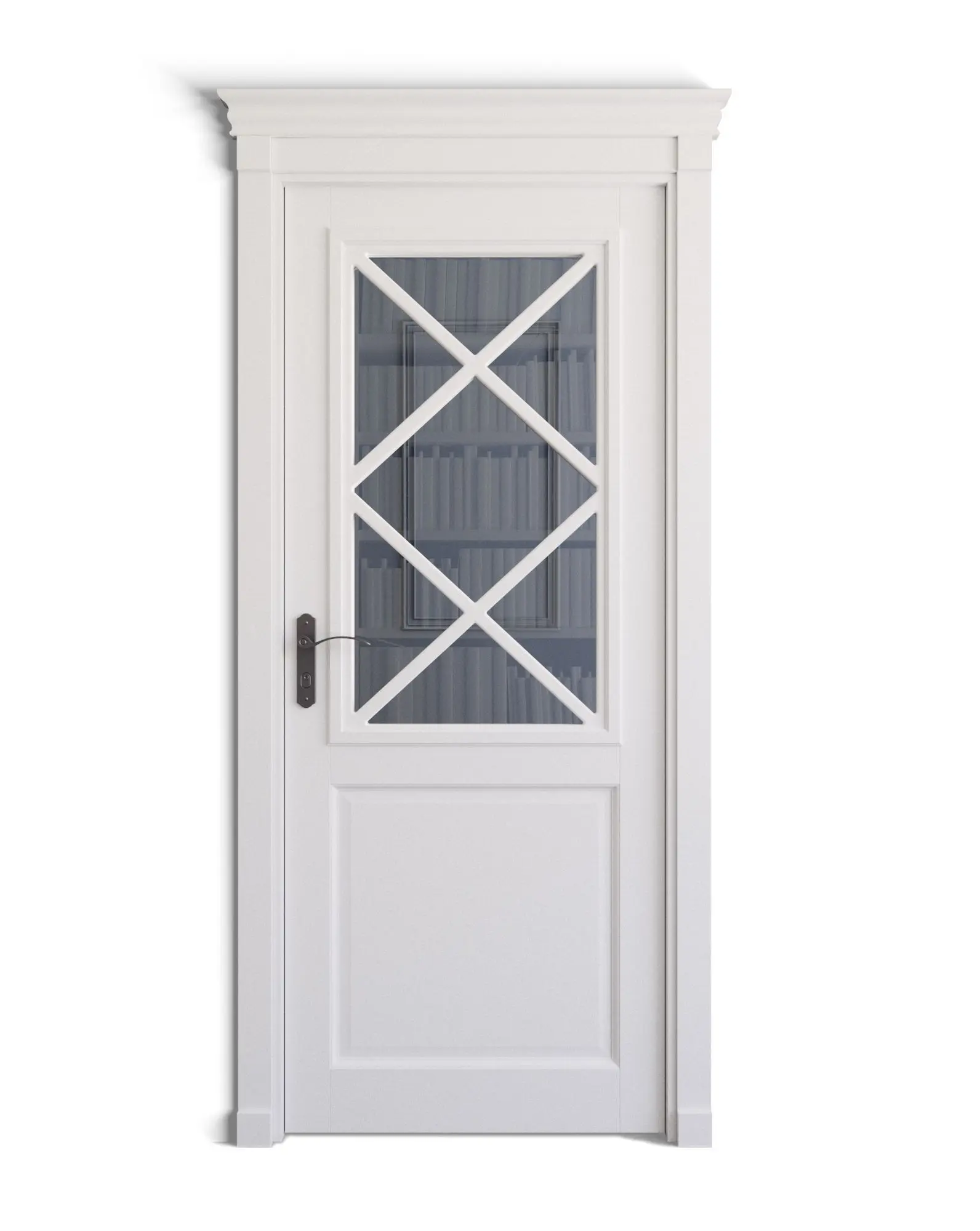 Межкомнатная дверь D-Ola Сандра эмаль белая