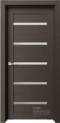 Межкомнатная дверь RE1 кофейное дерево Венге