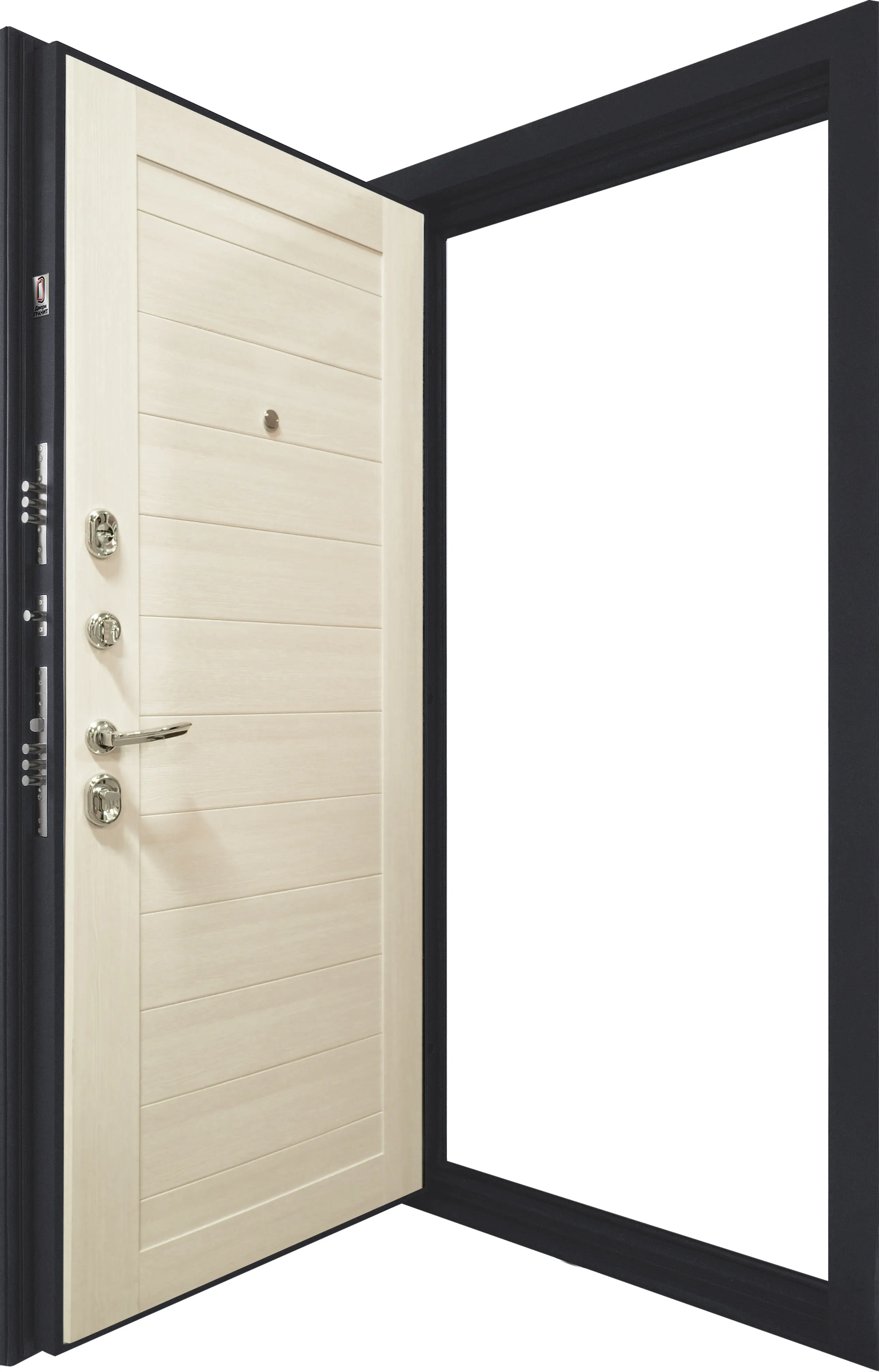 Металлическая дверь Гранит Ультра 5 035 Белая классика