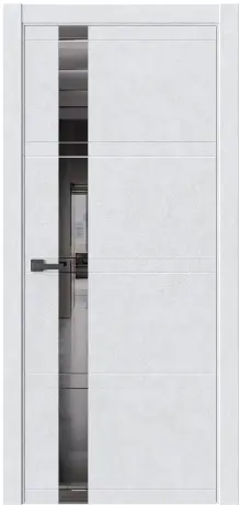 Межкомнатная дверь Нева EVO 1 бетон лайт Бетон Зеркало графитовое