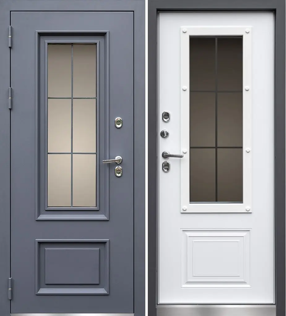 Входная дверь с терморазрывом и шумоизоляцией Райтвер Бристоль 7024 Термо